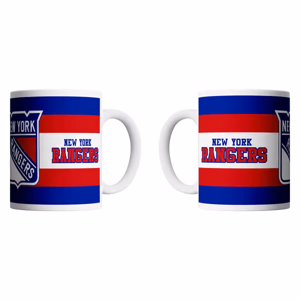 New York Rangers Stripes NHL Mug (330 ml) view 1