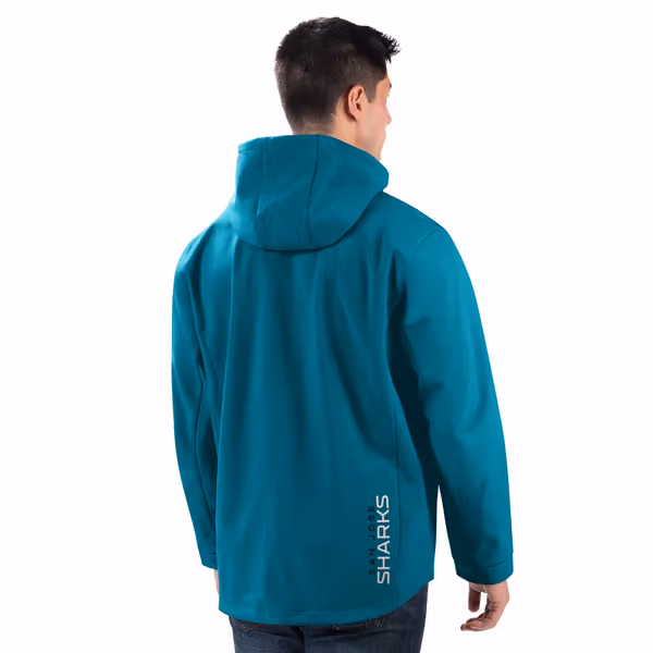 San Jose Sharks G-III Soft Shell NHL Jacke Teal view 2