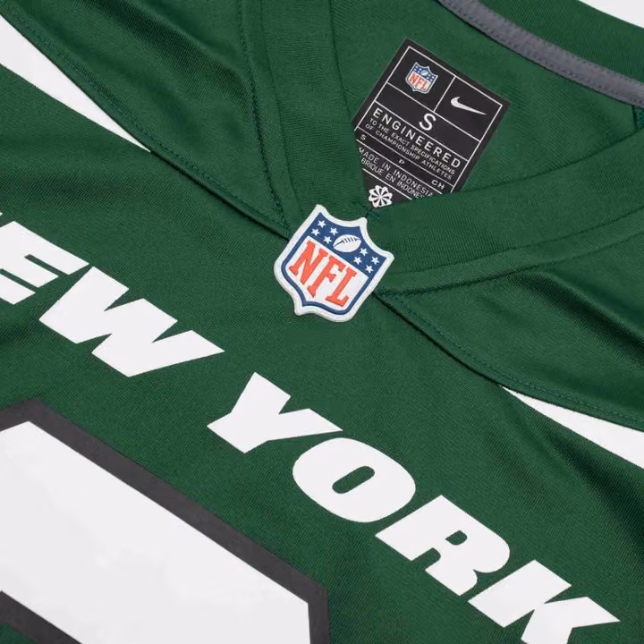 Aaron Rodgers #8 New York Jets Nike Game NFL Jersey Green view 4