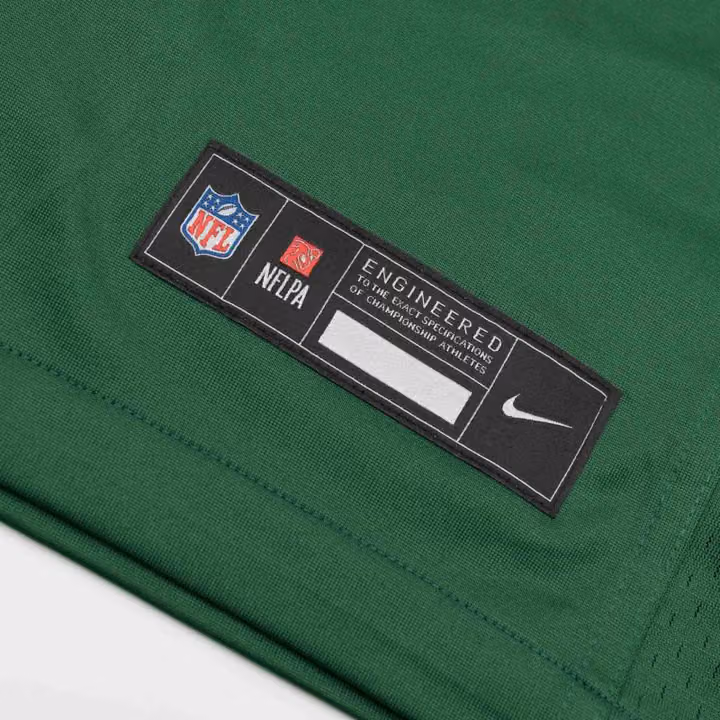 Aaron Rodgers #8 New York Jets Nike Game NFL Jersey Green view 6