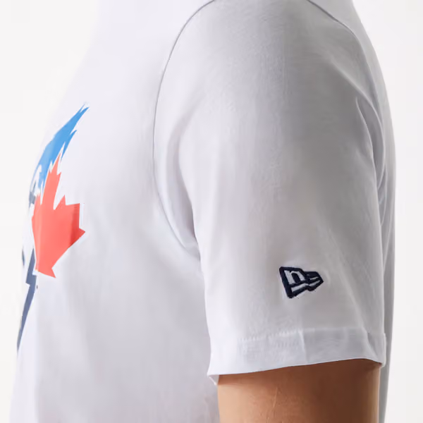 Toronto Blue Jays Team Logo New Era MLB T-Shirt White view 4