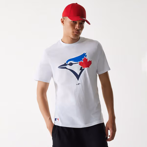 Toronto Blue Jays Team Logo New Era MLB T-Shirt White view 1