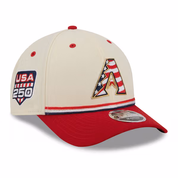 Arizona Diamondbacks 2026 4th of July USA 250 9FORTY Snapback MLB Cap product photo