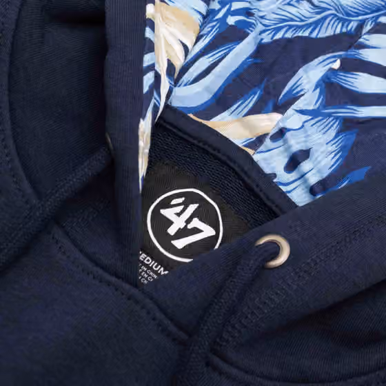 New York Yankees Cali Floral '47 Helix MLB Hoodie Navy view 5