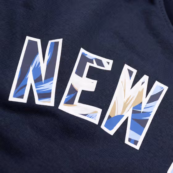 New York Yankees Cali Floral '47 Helix MLB Hoodie Navy view 3