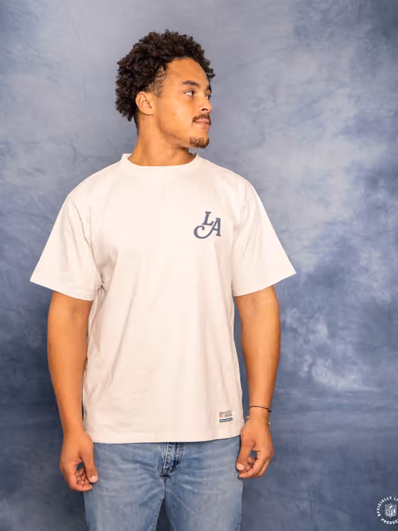 Los Angeles Rams L&L '89 Classics NFL T-Shirt Light Gray view 5