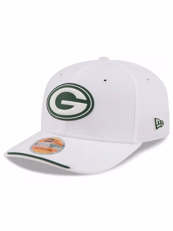 Green Bay Packers 2026 NFL Sideline 9SEVENTY Stretch-Snap Cap White product photo