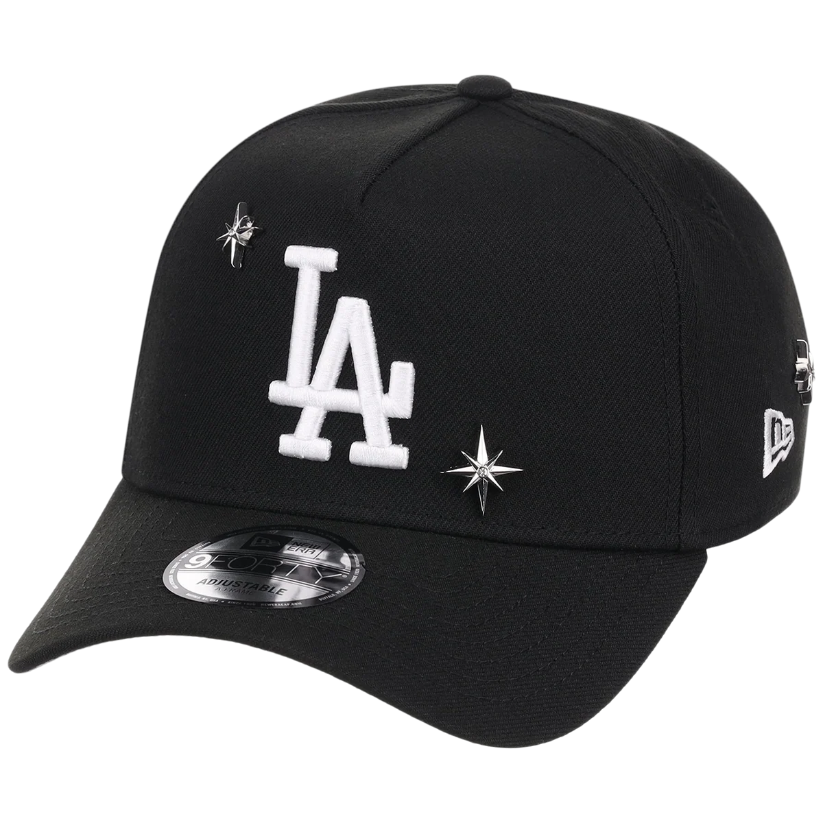 Los Angeles Dodgers MLB Star Stud New Era 9FORTY A-Frame detail view