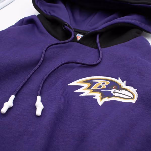 Baltimore Ravens Foundation NFL Hoodie Purple view 4