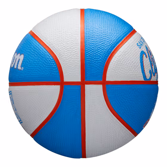 San Diego Clippers NBA Retro Wilson Mini Basketball (Size 3) view 5