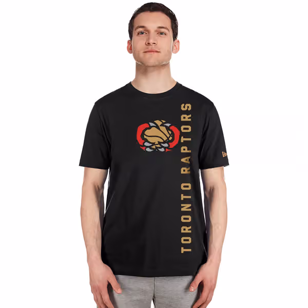 Toronto Raptors 2024 NBA City Edition New Era T-Shirt Black view 1