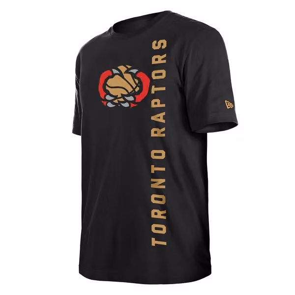Toronto Raptors 2024 NBA City Edition New Era T-Shirt Black view 3