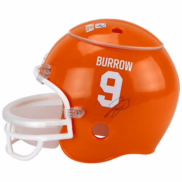 Joe Burrow #9 Cincinnati Bengals NFLPA Snack Helmet (incl. Team Sticker-Set) view 5
