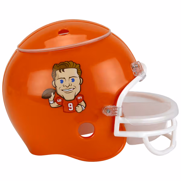 Joe Burrow #9 Cincinnati Bengals NFLPA Snack Helmet (incl. Team Sticker-Set) view 4