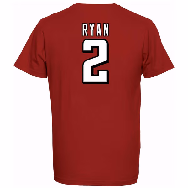 Matt Ryan #2 Atlanta Falcons Player NFL T-Shirt view 2