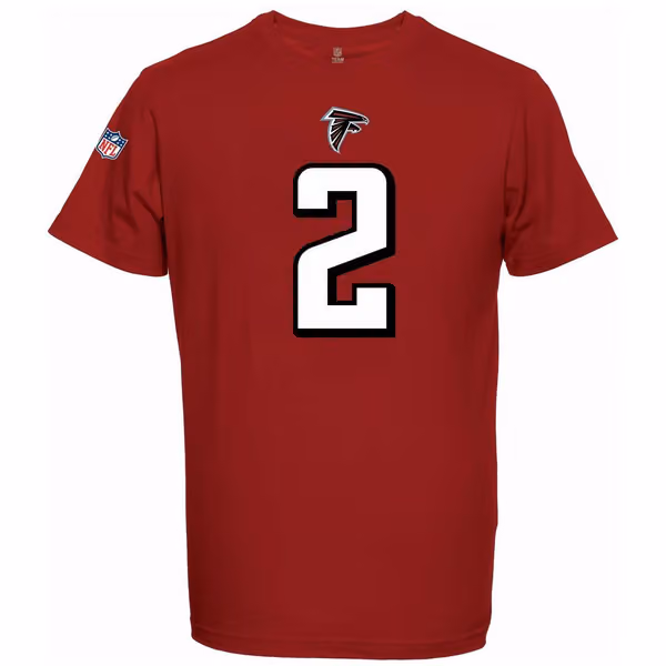 Matt Ryan #2 Atlanta Falcons Player NFL T-Shirt view 3