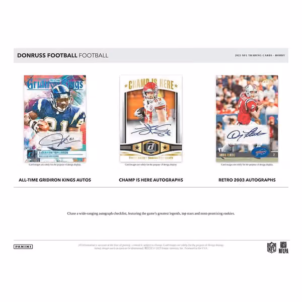 2023 Panini Donruss NFL Football Hobby Box view 3