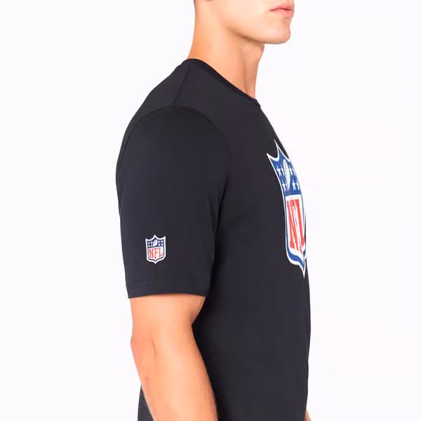 NFL Shield Team Logo New Era NFL T-Shirt Black view 3