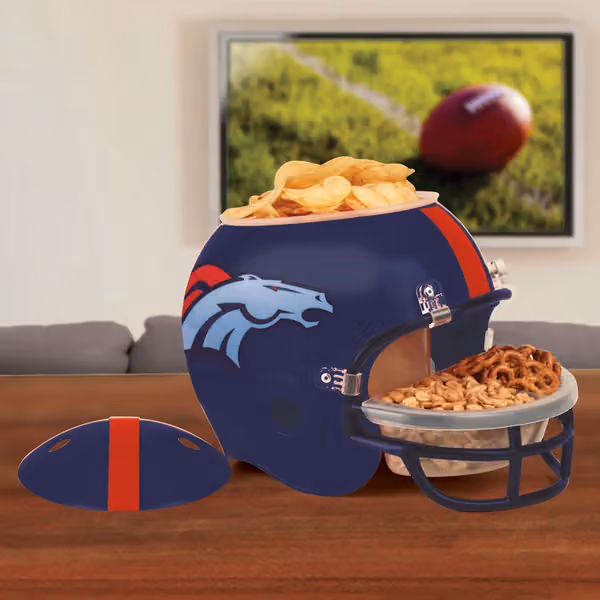 Denver Broncos Football NFL Snack Helmet view 2
