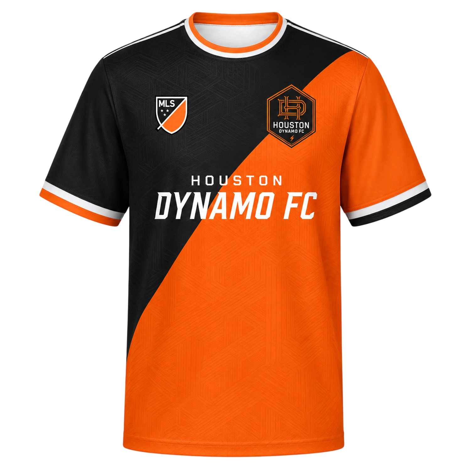 Houston Dynamo FC Soccer Jersey Custom Vibrant Split