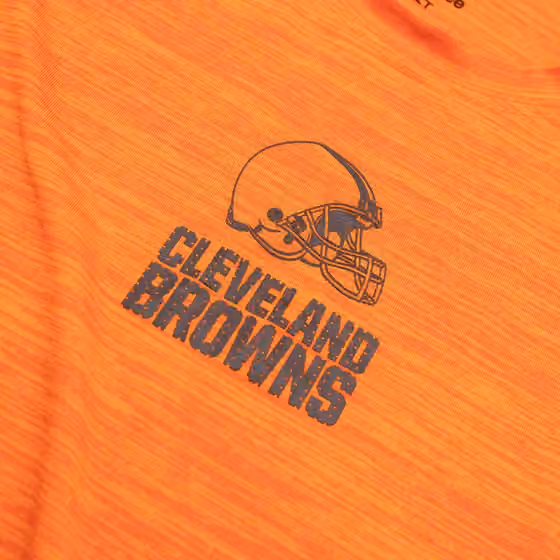Cleveland Browns 2025 NFL Sideline Nike Velocity Performance T-Shirt Orange view 4