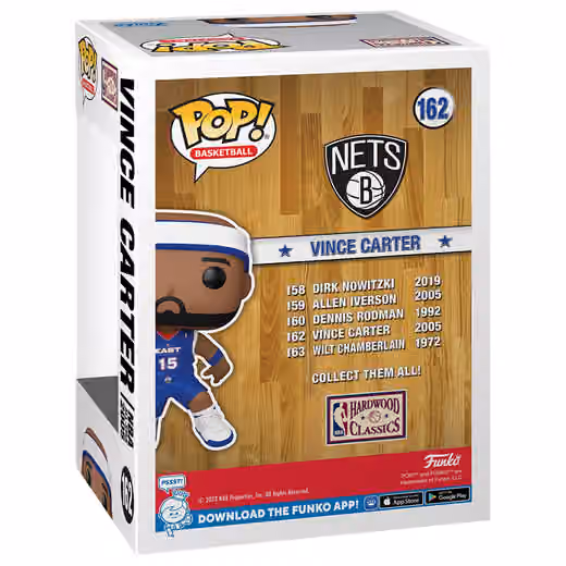 Funko POP! #162 Vince Carter New Jersey Nets 2005 NBA All-Star NBA Figure view 2