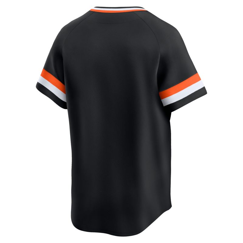 San Francisco Giants Cooperstown Limited MLB Jersey Black view 2