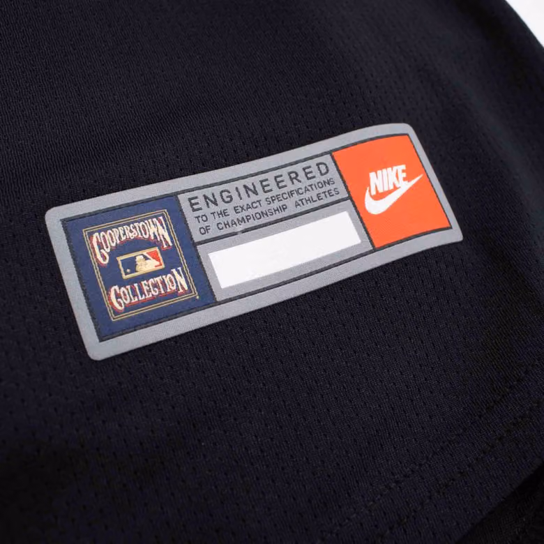 San Francisco Giants Cooperstown Limited MLB Jersey Black view 5