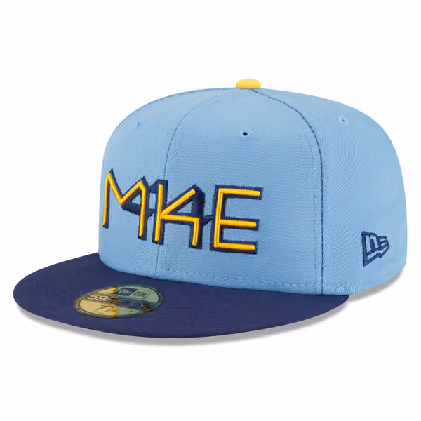 Milwaukee Brewers MLB Authentic City Connect New Era 59FIFTY Cap product photo