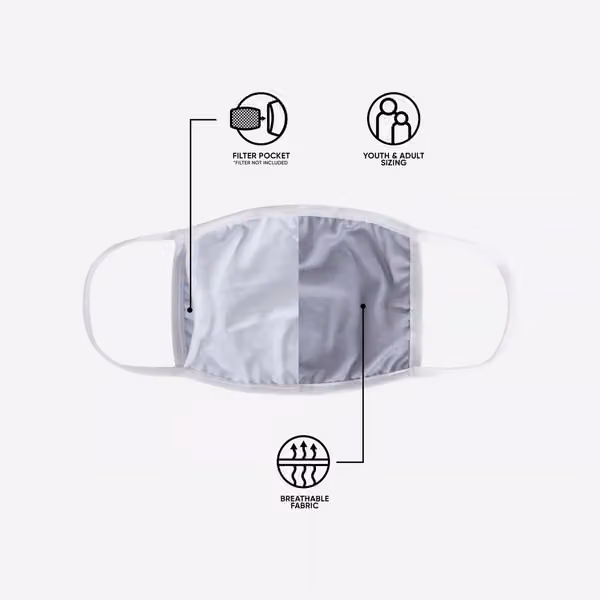 St. Louis Blues Face Covering NHL Face Mask (3-Pack) view 5