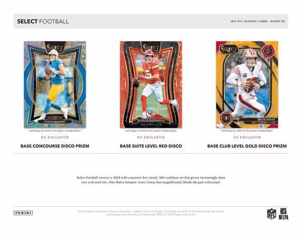 2024 Panini Select Football NFL H2 Box view 2