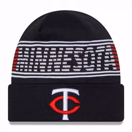 Minnesota Twins Authentic 2024 MLB Clubhouse New Era Beanie Knit product photo