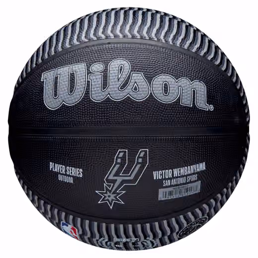 Victor Wembanyama San Antonio Spurs NBA Icon Outdoor Basketball (Size 7) view 2