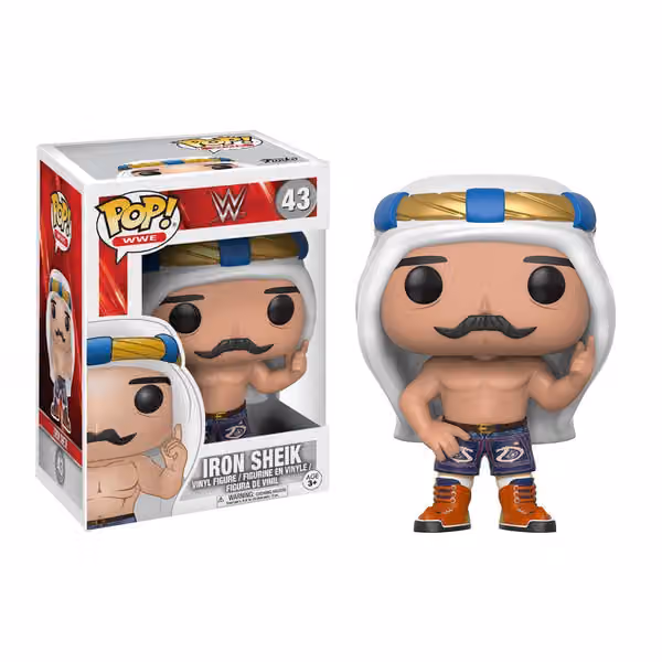Funko POP! #43 Iron Sheik Vinyl WWE Legends Figure view 1