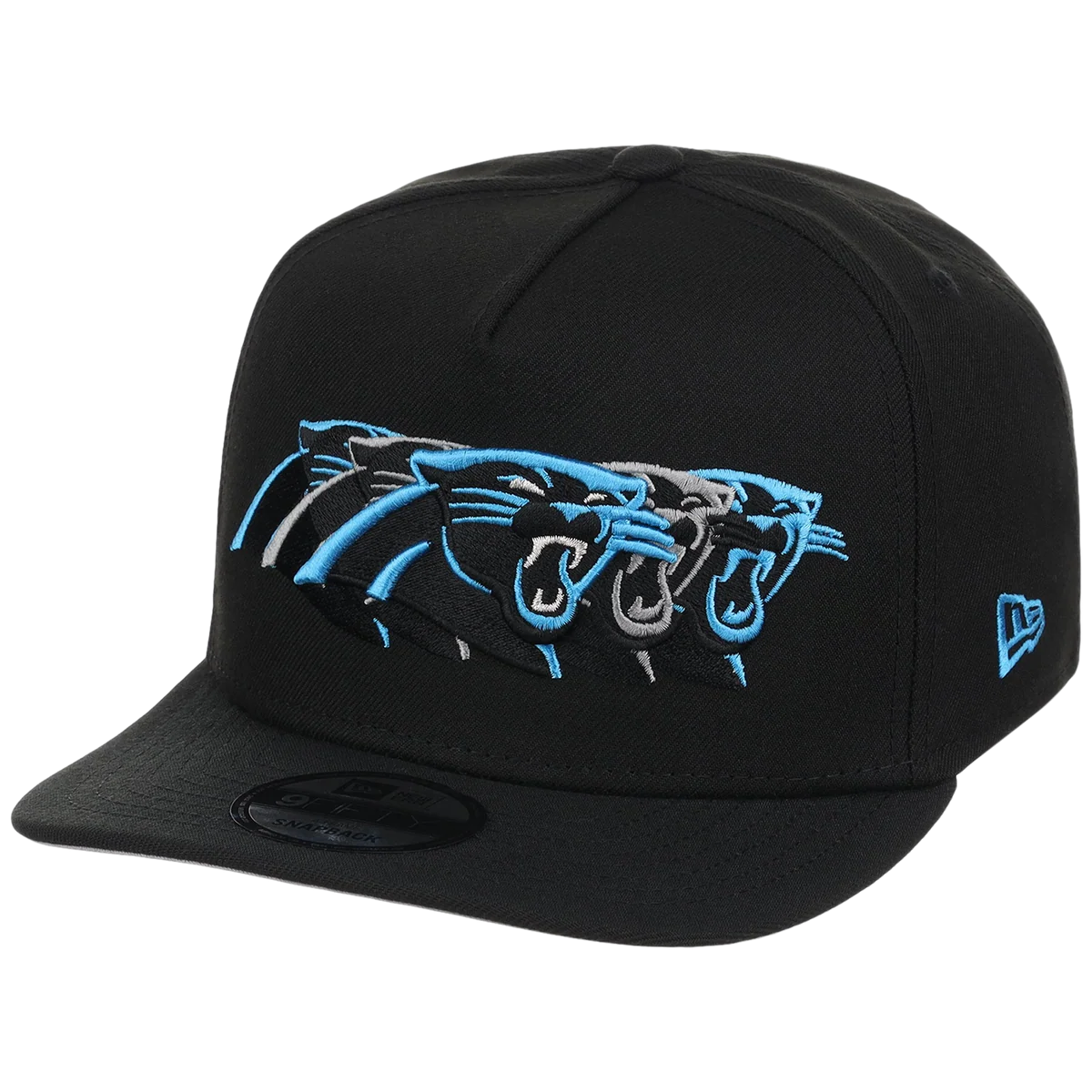 Carolina Panthers NFL Seismic New Era 9FIFTY A-Frame detail view