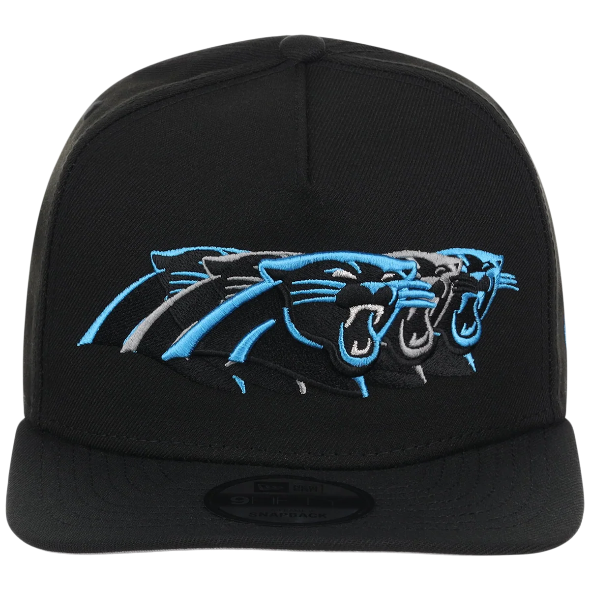 Carolina Panthers NFL Seismic New Era 9FIFTY A-Frame detail view