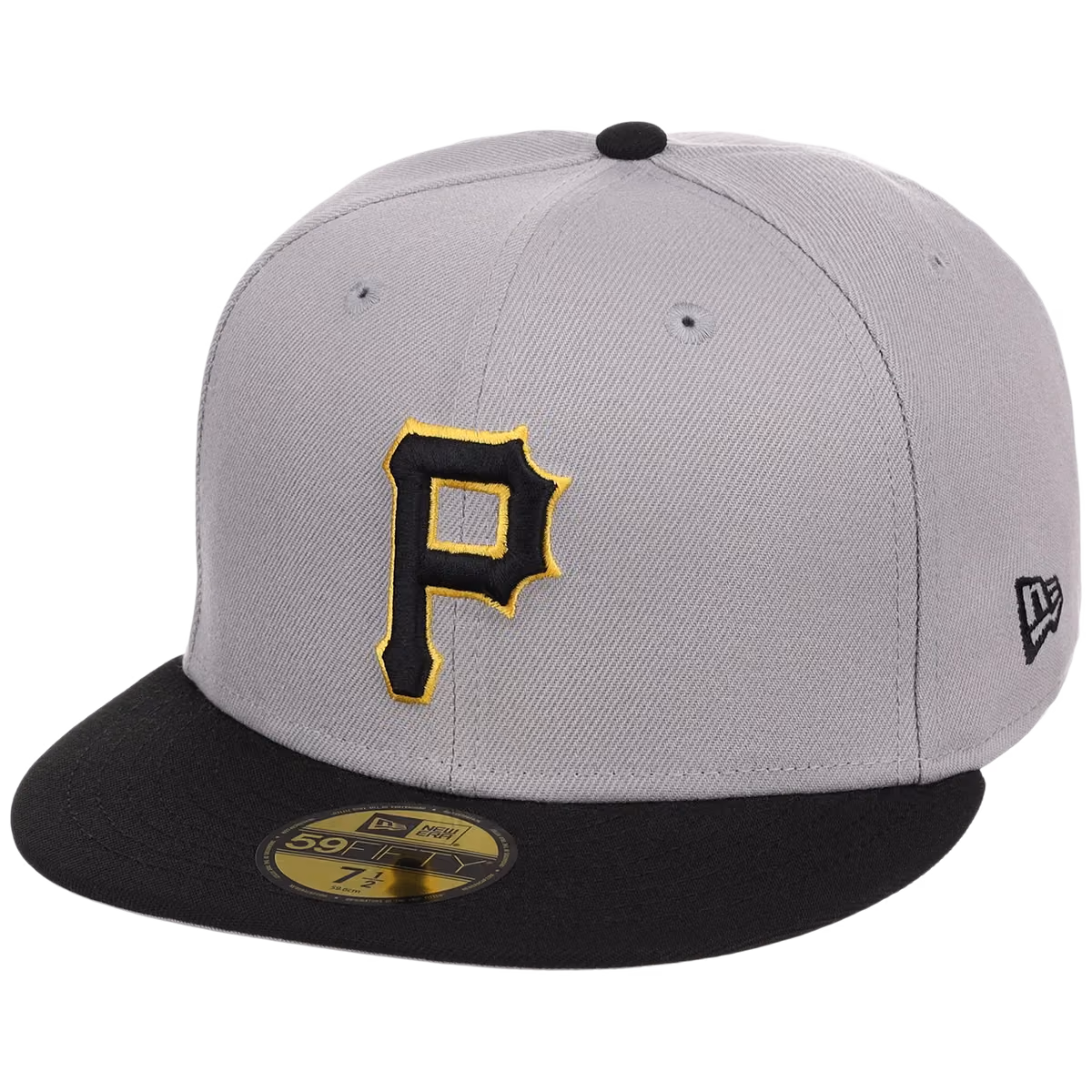 Pittsburgh Pirates MLB Cooperstown Authentic Collection New Era 59FIFTY (Gray/Black) detail view