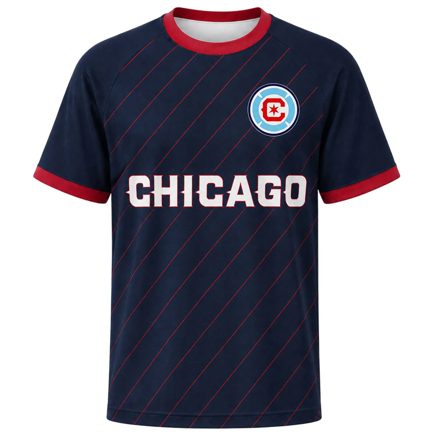 Chicago Fire Custom Soccer Jersey – Unique Name & Number