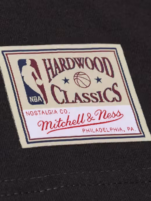 Allen Iverson #3 Philadelphia 76ers Wordmark NBA T-Shirt Black view 3