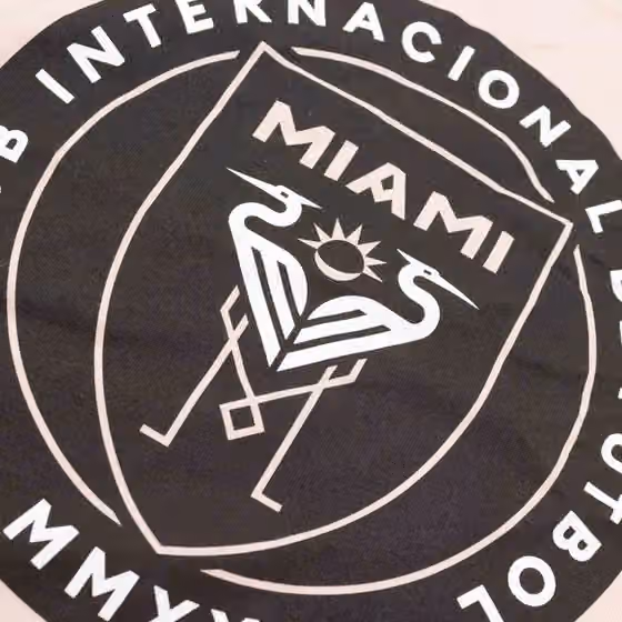 Inter Miami CF Primary Logo MLS T-Shirt Pink view 3