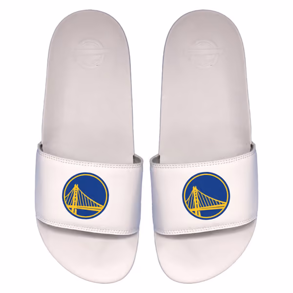 Golden State Warriors Primary Logo ISlide NBA Gel Slides White view 1