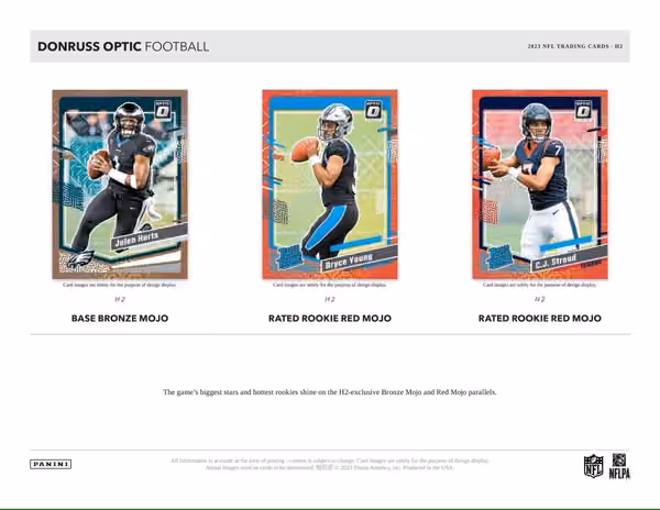 2023 Panini Donruss Optic NFL Football H2 Box view 2
