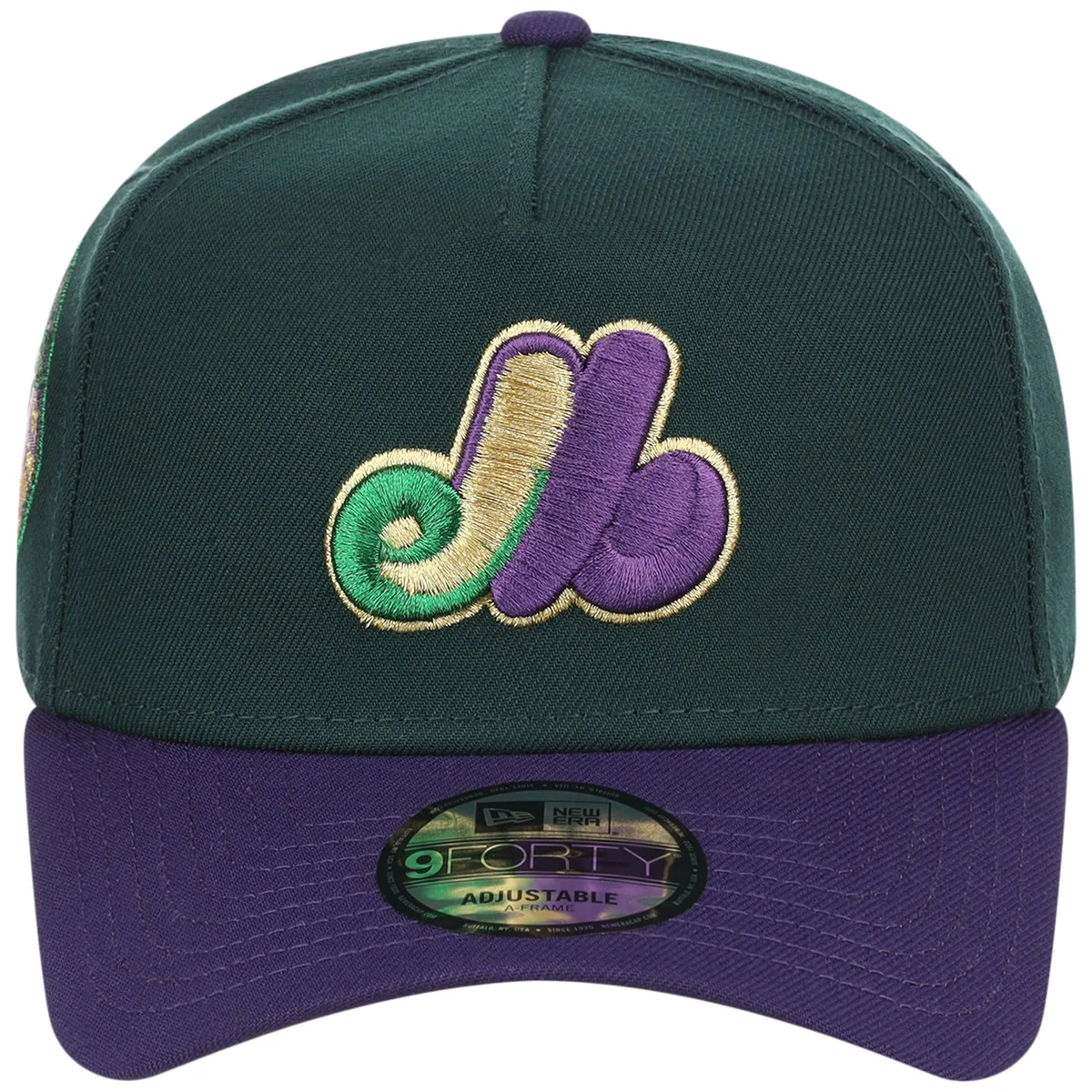 Montreal Expos MLB Joke's on You New Era 9FORTY A-Frame detail view