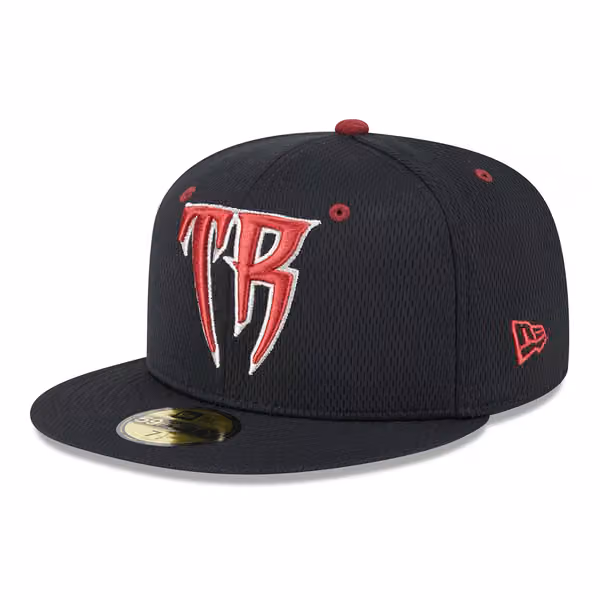 Wisconsin Timber Rattlers MiLB Batting Practice Authentic 59FIFTY Fitted Cap Black product photo