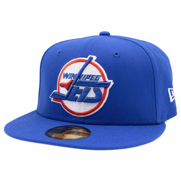 Winnipeg Jets Vintage Logo 59FIFTY Fitted NHL Cap Blue product photo