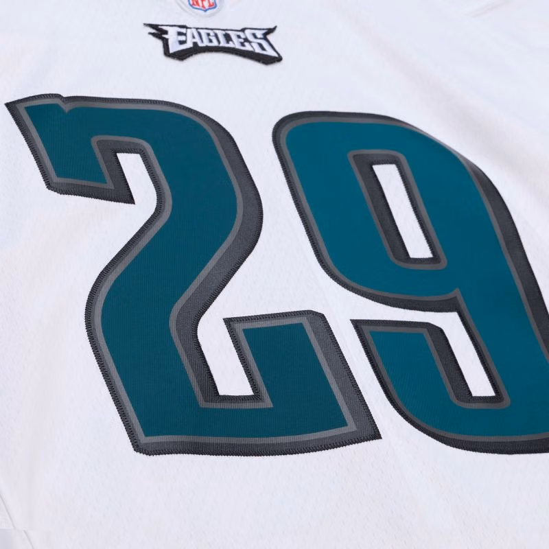 LeSean McCoy #29 Philadelphia Eagles 2009 Legacy Throwback NFL Jersey White view 7