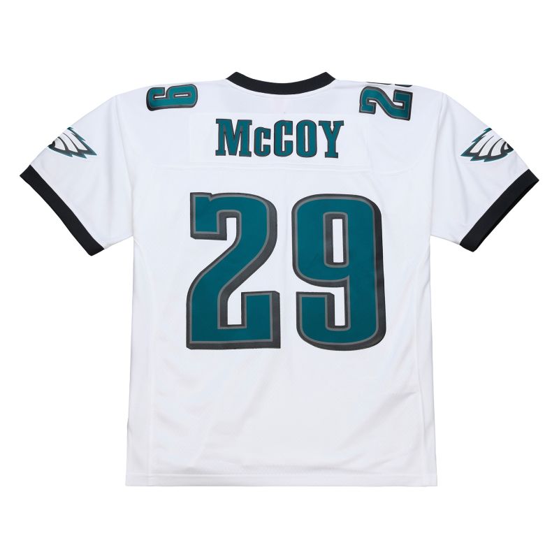 LeSean McCoy #29 Philadelphia Eagles 2009 Legacy Throwback NFL Jersey White view 1