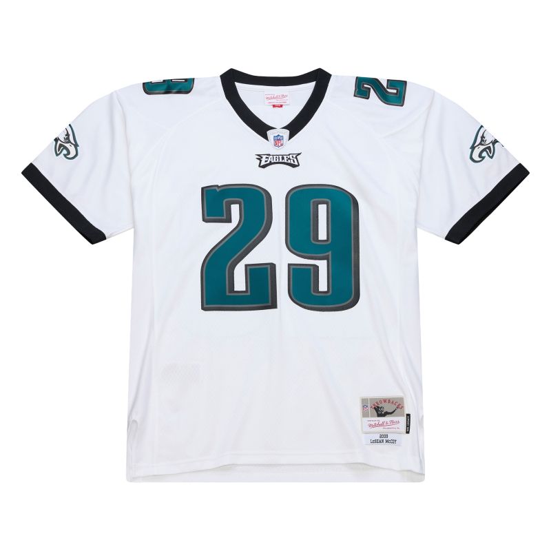 LeSean McCoy #29 Philadelphia Eagles 2009 Legacy Throwback NFL Jersey White view 2
