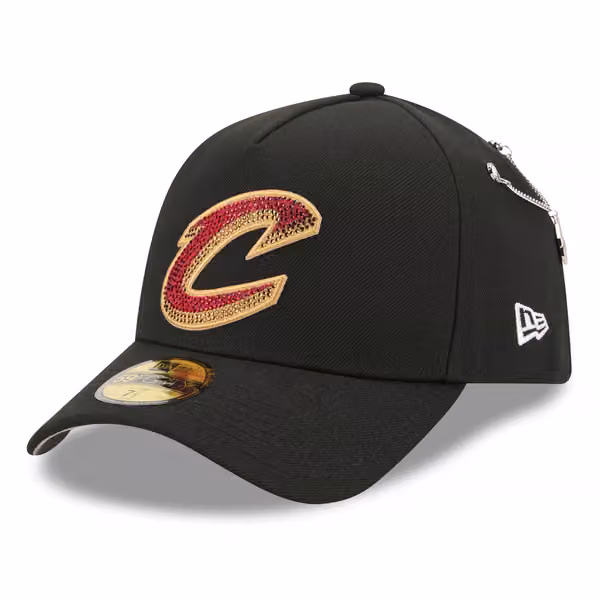 Cleveland Guardians 2026 NBA Draft On-Stage Crystal 59FORTY A-Frame Fitted Cap Black product photo