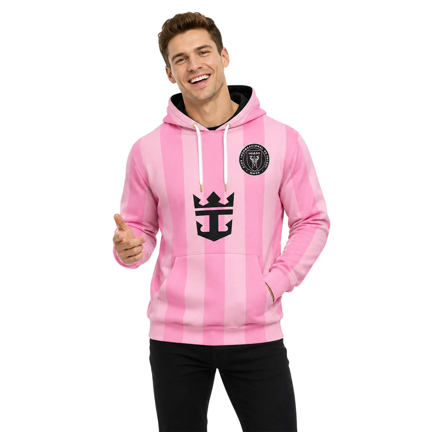 Lionel Messi Miami Pink Hoodie – Vibrant Soccer Style